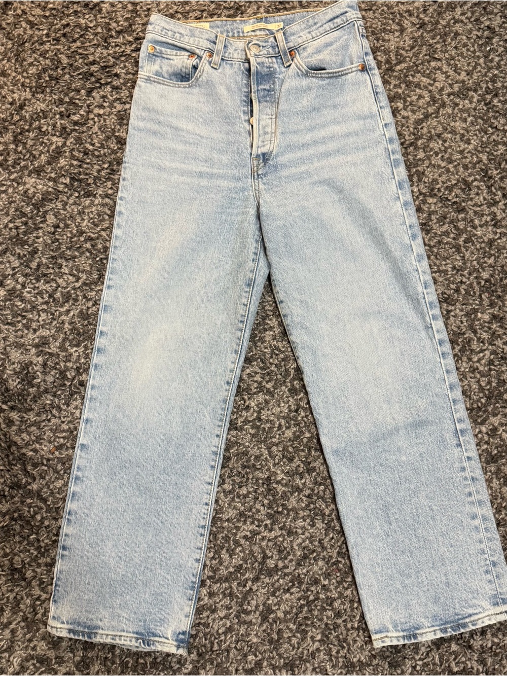 Levi’s Ribcage Light Wash Women's Straight Leg Jeans